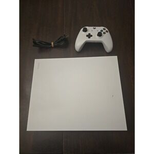 Microsoft Xbox One X White 1TB Model 1787 Video Game Console w Controller, Reset
